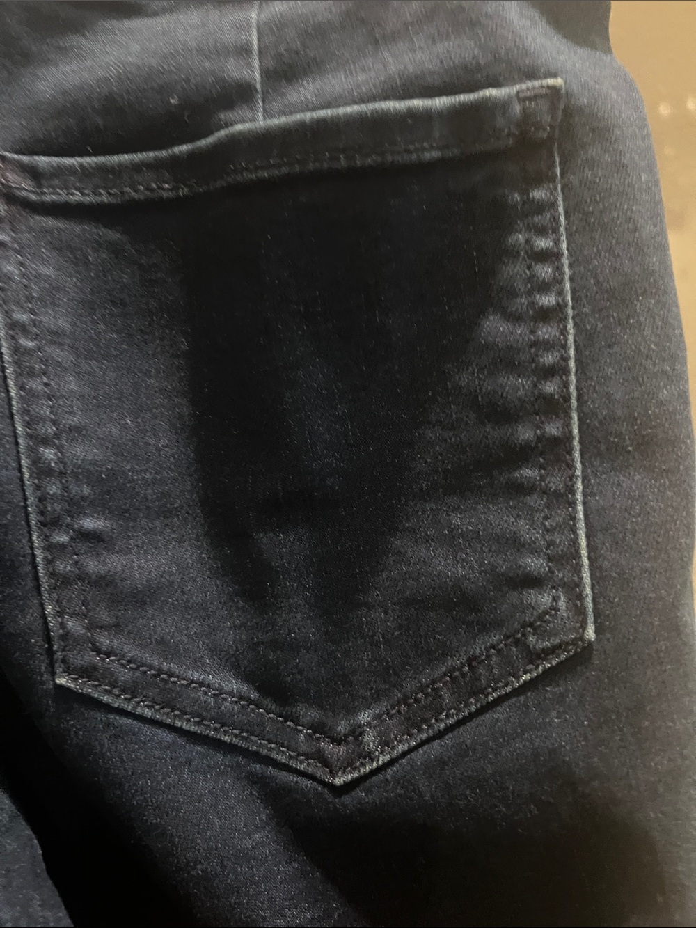 Old Navy Dark Denim Wide Leg Jeans Size 6 - Picture 6 of 8